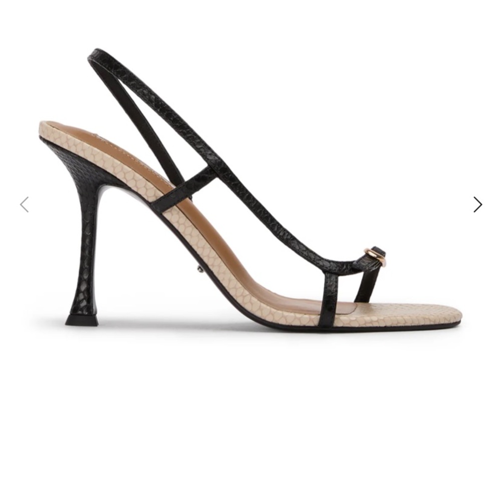 🔴SOLD -NWT Tony Bianco Lush Black Snake Heel